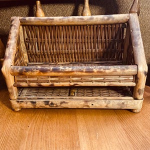Wicker Mail Holder
