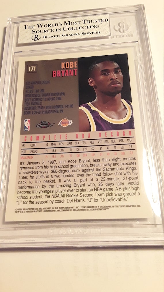 KOBE BRYANT, 1997-98 TOPPS #171