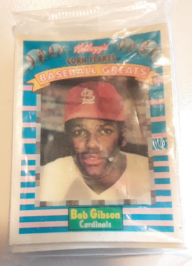 Kellogg's Corn Flakes Baseball Greats Trading Card Set Etsy
