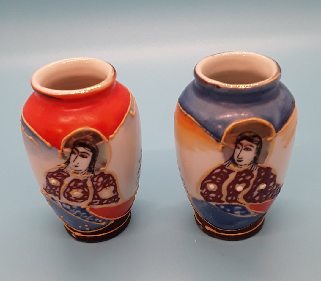 Pair of Mini Vases Made in Occupied Japan Etsy