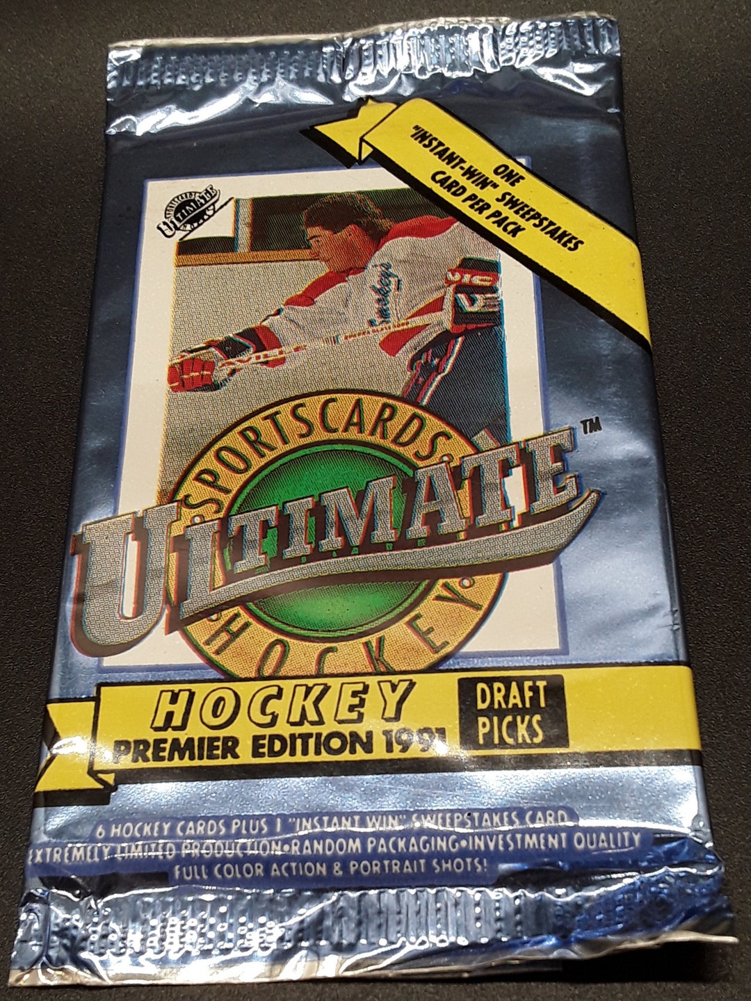 18 Unopened Ultimate Hockey Draft Picks Premier Edition 1991 Etsy