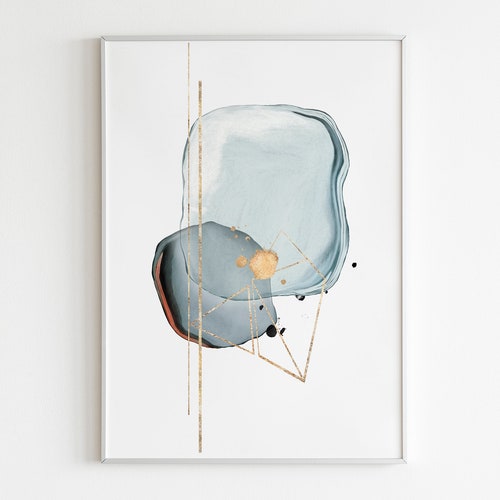 Watercolor Painting Printable Abstract Art Modern Wall Art Etsy