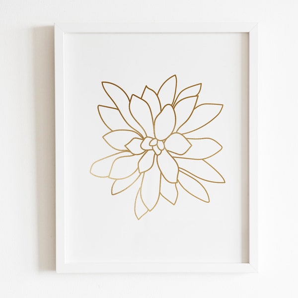 Gold Foil Flower Print, Leaves Prints, Botanical Leaves, Minimalist Art, Gold Foil, Leaves Set, Botanical Poster Set, Black Background Print