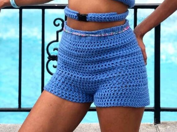 Crochet biker shorts Clearance