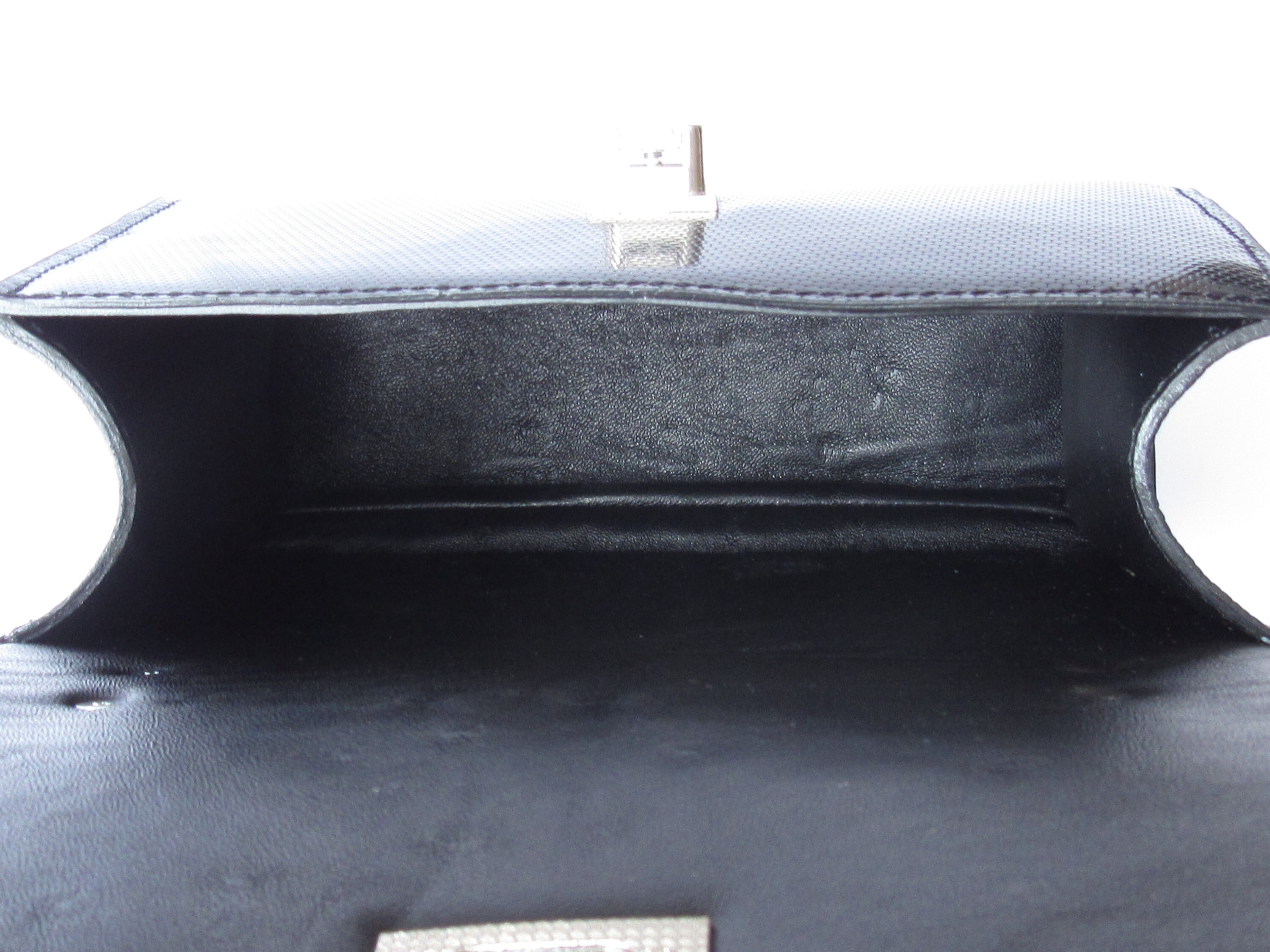 small patent purse