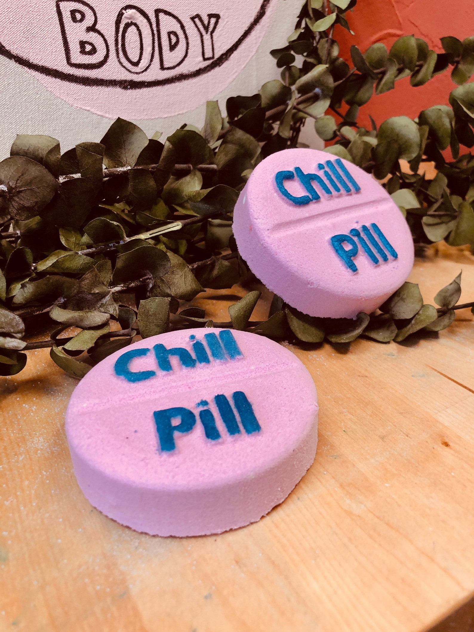 Chill Pill Bath Bomb Self Care Bridal Shower Gift Best Friend Etsy