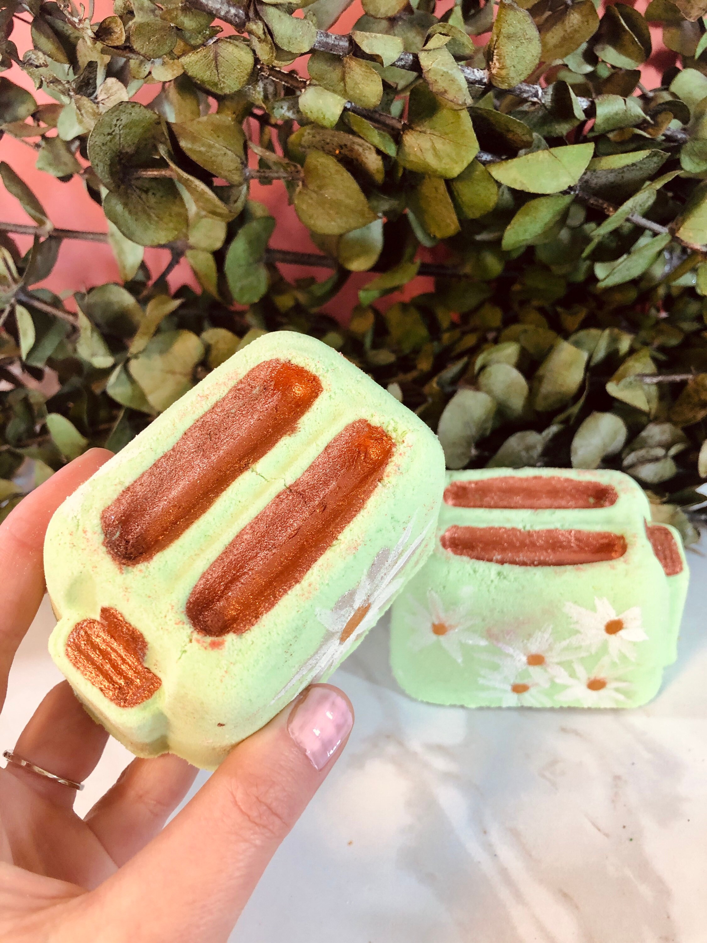 Daisy Retro Toaster Bath Bomb Square Bath Bomb Gift for Etsy