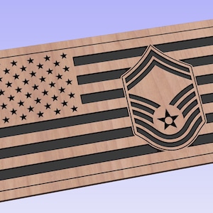 Senior Master Sgt Flag