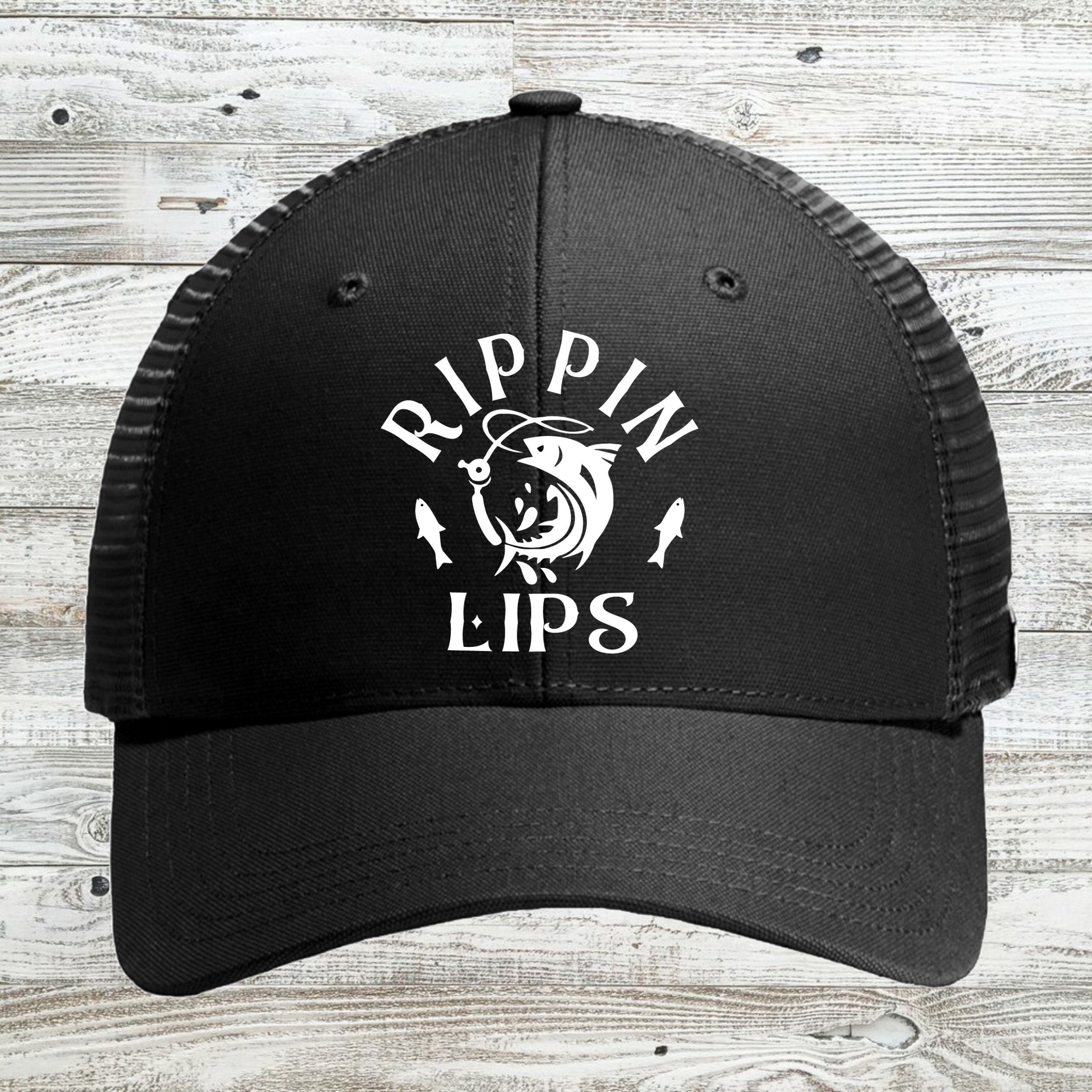 Rippin Lips Fishing Hat Fishing Cap Fisherman Hat Lake Etsy
