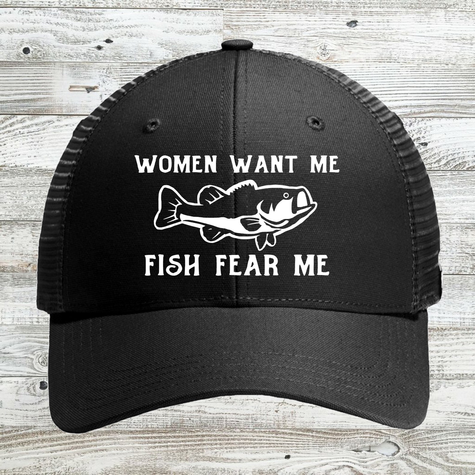 Women Want Me Fish Fear Me Bass Fishing Hat Fisherman Hat - Etsy