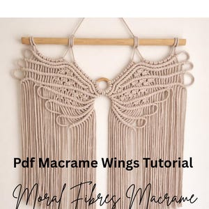 DIY Macrame Wings Pattern (PDF Download) – Beginner Friendly Eagle Bird Wings
