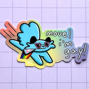 Pride Bembo meme vinyl sticker
