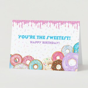 You're The Sweetest - Geburtstagskarte