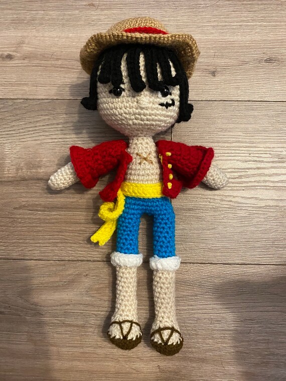 Luffy Crochet Pattern - Etsy