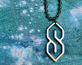 The S Thing Ball Chain Pendant Necklace™ - Silver