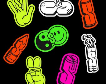 S Thing 56 Piece Mystery Sticker Pack™