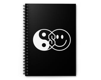 S Thing Spiral Notebook - YinYang/Smiley