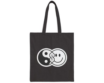 The S Thing Yin Yang Smiley Tote Bag