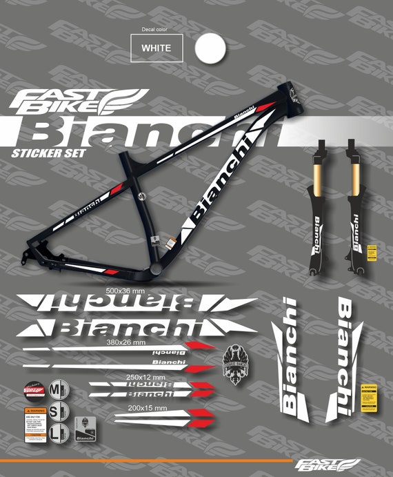 bianchi stickers road bike