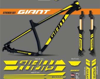 Adesivi GIANT Terrago personalizzati per Decalcomanie GIANT