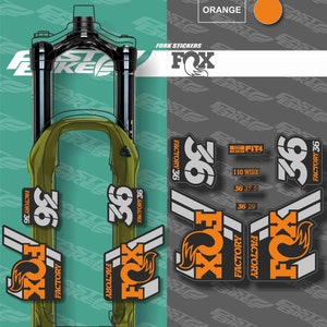 Fox 36 2018  Decals Stikers