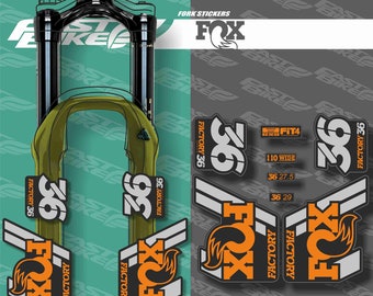 Fox 36 2018  Decals Stikers