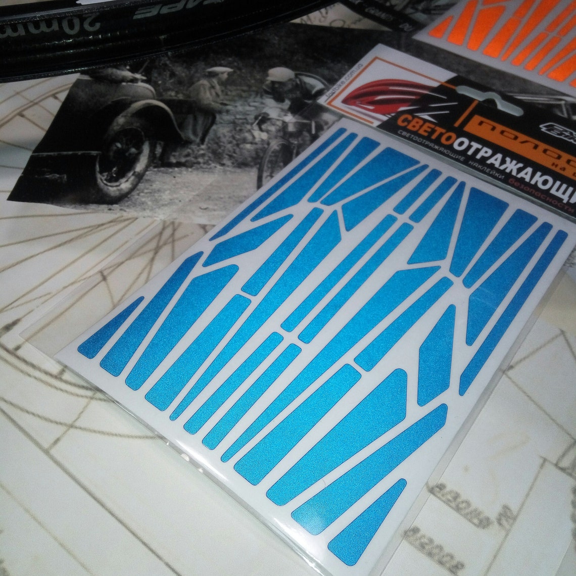 Helmet stickers Safety stickers Bike helmet Reflective Etsy