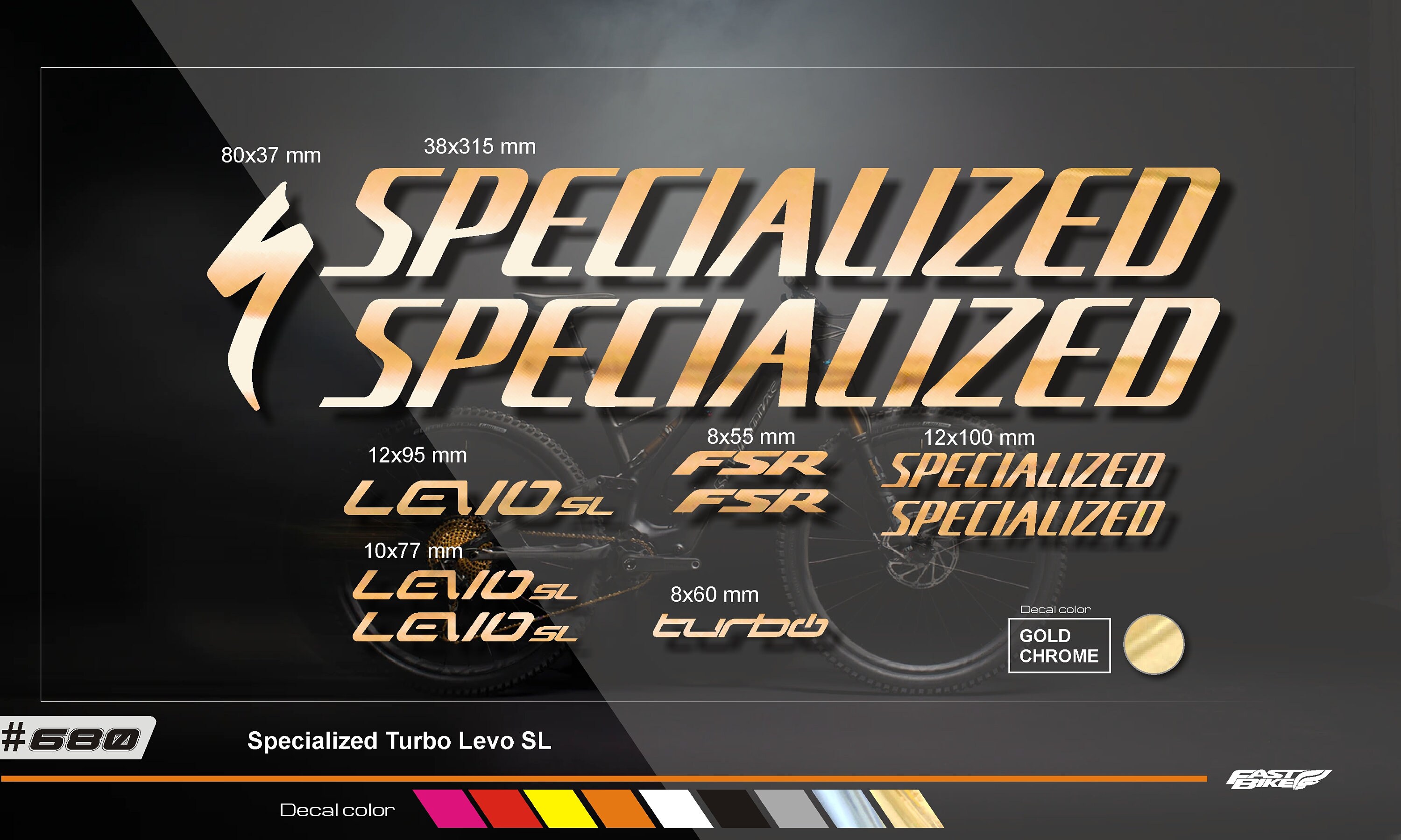 Specialized levo decal stickers on bike.Specialized levo Etsy
