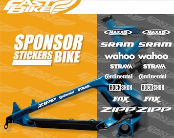 スポンサーバイクステッカー