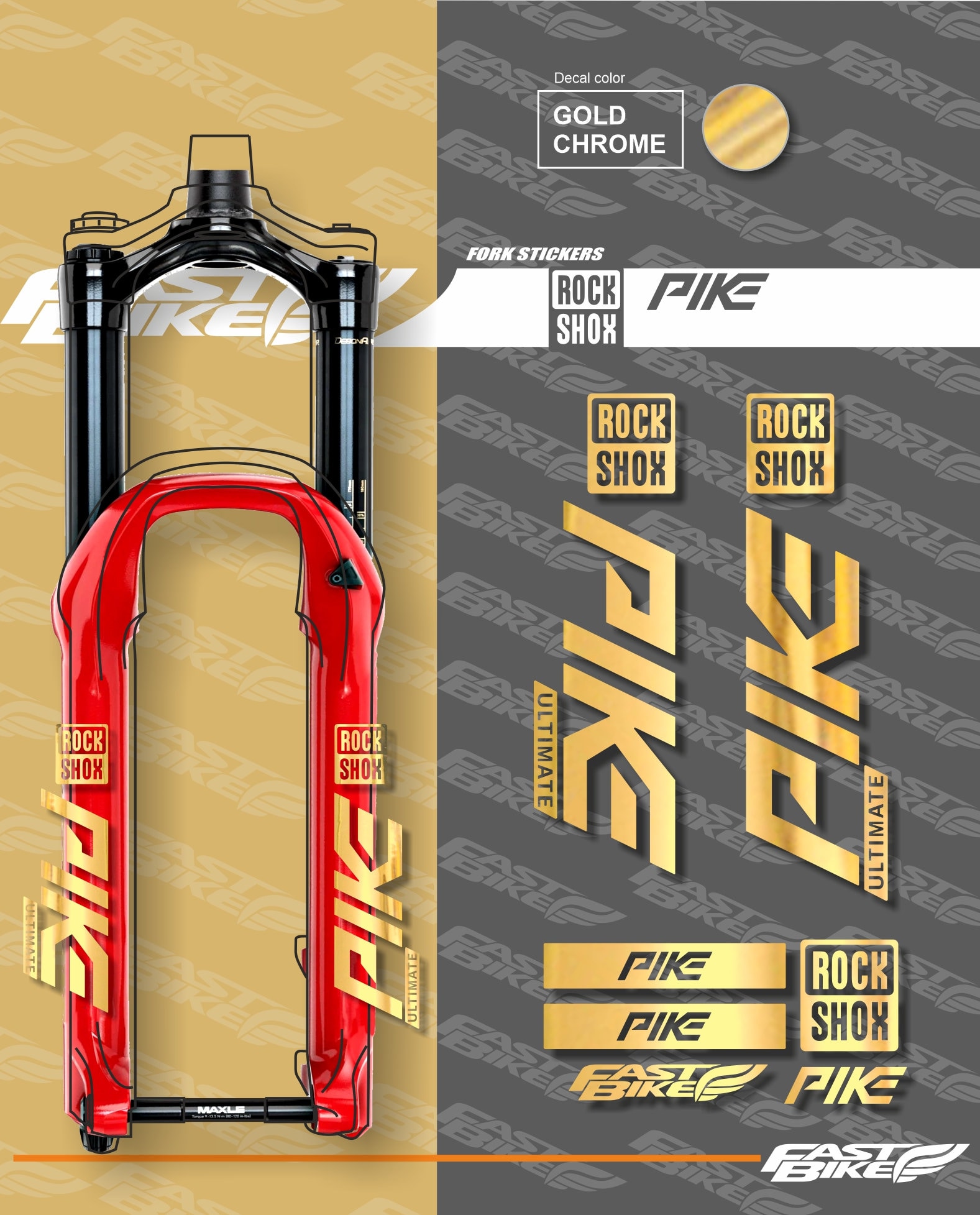 Rock Shox Pike Decal バイクフォーク - Etsy 日本