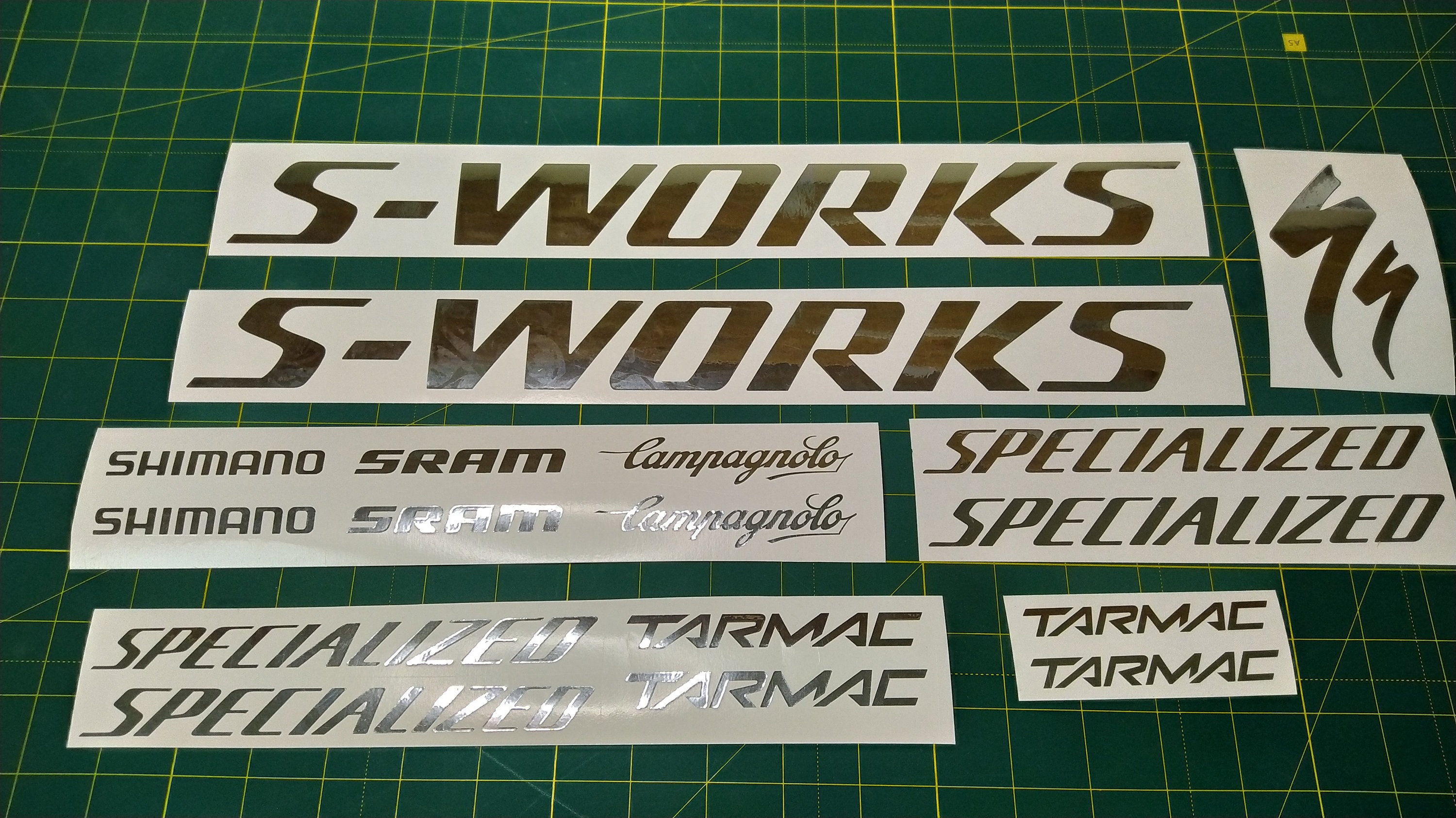 カスタム S-Works ターマック バイク デカール ステッカー セット 