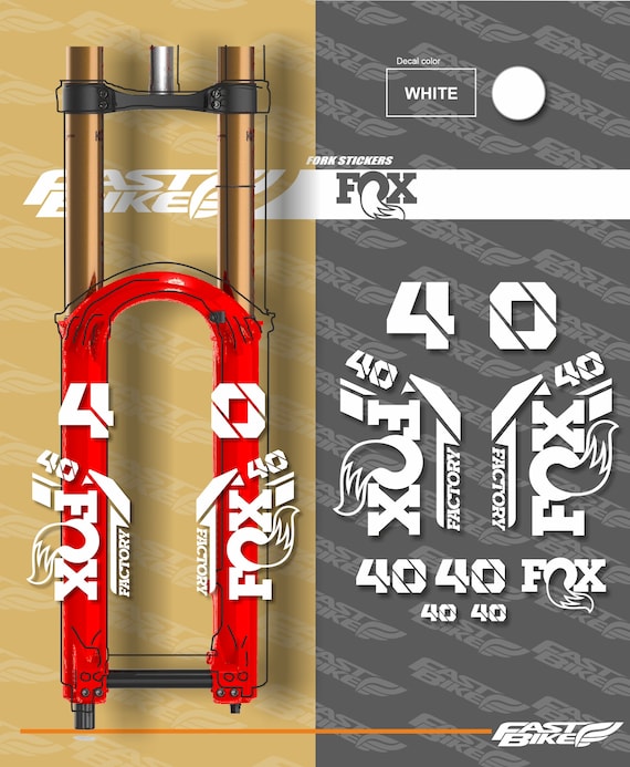 Fox 40 デカールステッカー 自転車フォーク - Etsy 日本