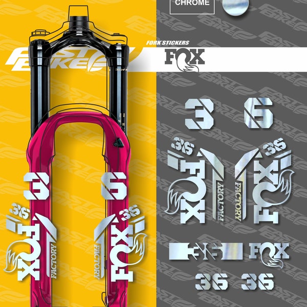 Fox 36 Decal Stickers bike fork