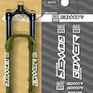 Boxxer Stickers bike fork