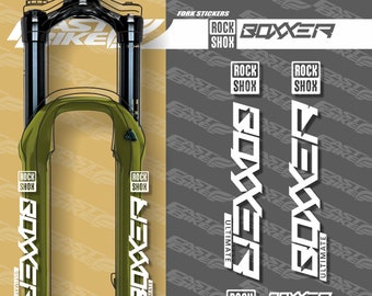 Boxxerステッカー 自転車フォーク