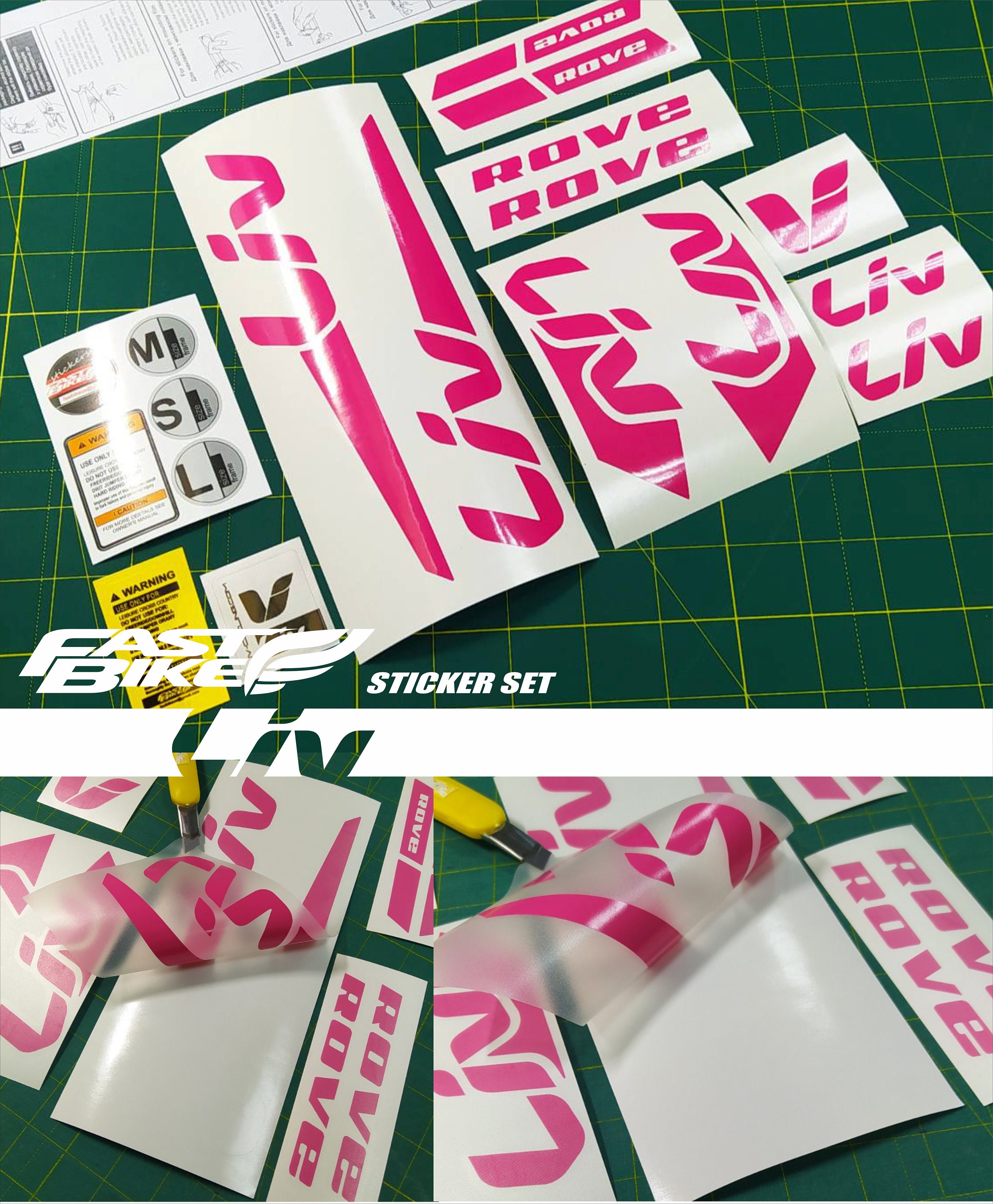 LIBE103 STICKERS DECALS LIBERIA vélo bike bicycle