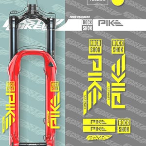 Rock Shox Pike ULTIMATE 2022 Decal bike fork