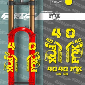 Fox 40 Decal Stickers bike fork