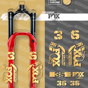 Fox 36 Decal Stickers bike fork