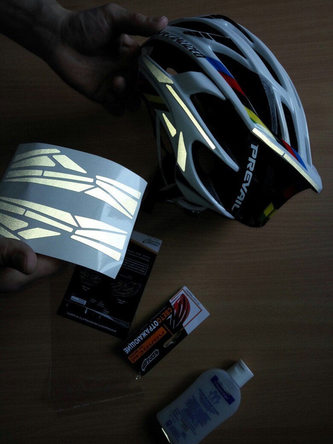 Reflective Safety Helmet stickers Etsy