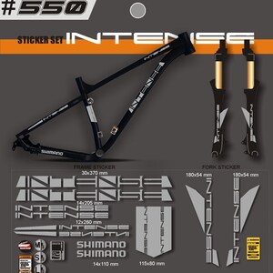 intense bike decals