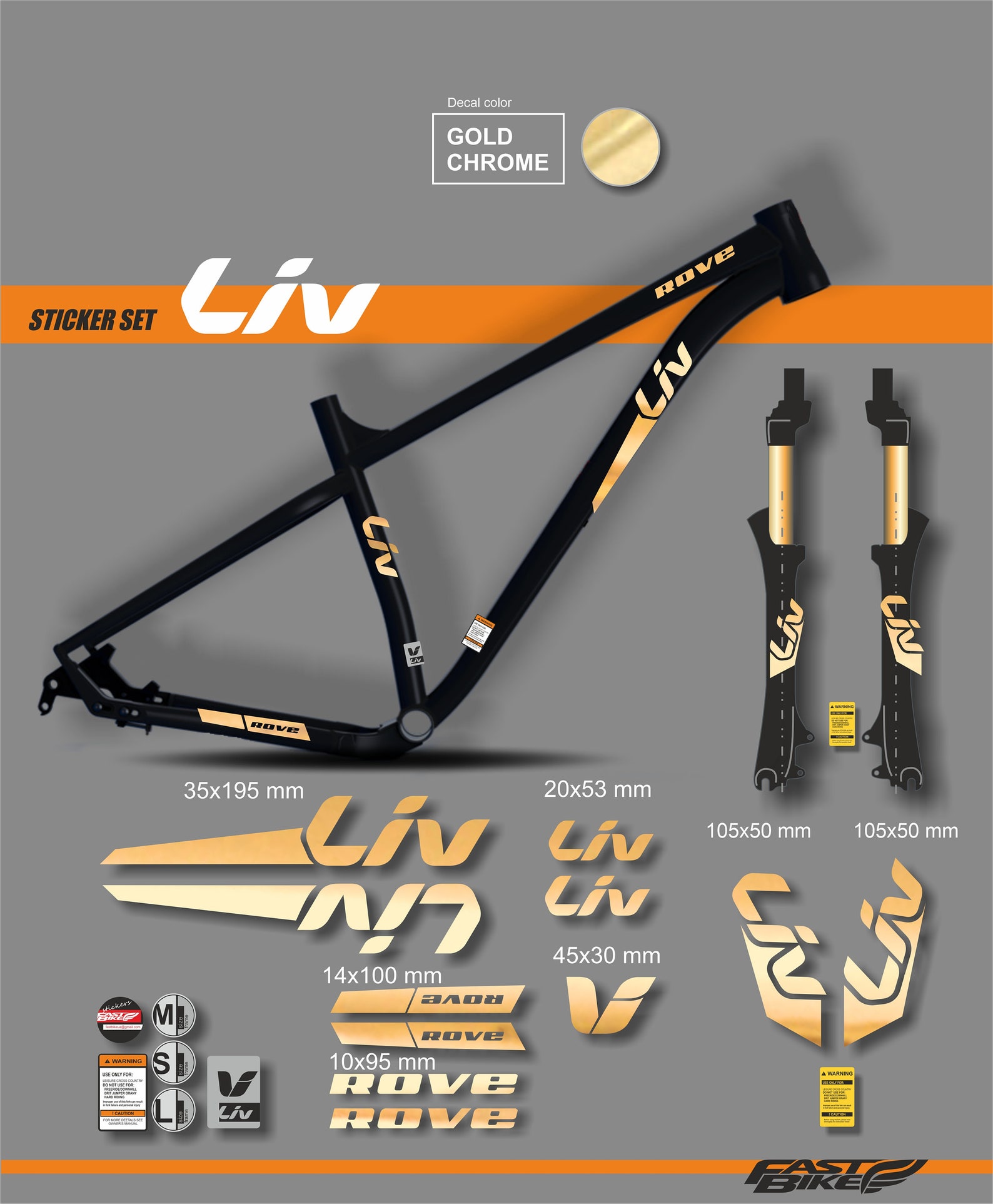 Liv Decal Stickers on Bike. Liv Decals Etsy