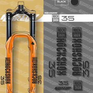 Rock Shox 35 decal bike fork