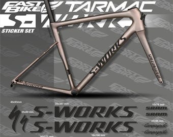 カスタム S-Works ターマック バイク デカール ステッカー セット