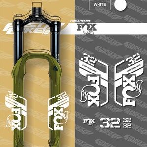 Fox 32 Performance Decals Stikers