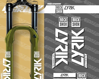 Adesivos para suspensão Rock Shox Lyrik