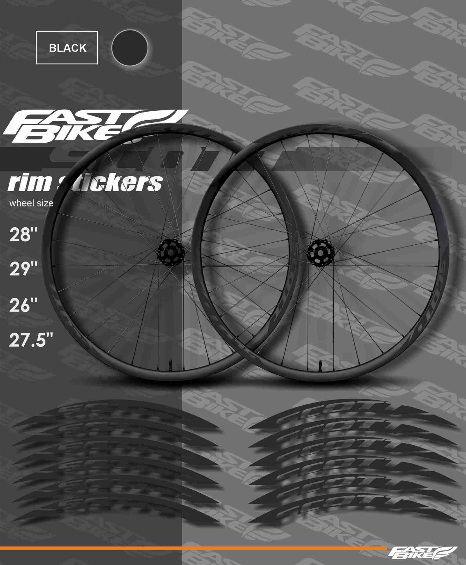 Scott Rims Scott Bike Rim Decal Stickers: Custom Vinyl Graphics - Etsy