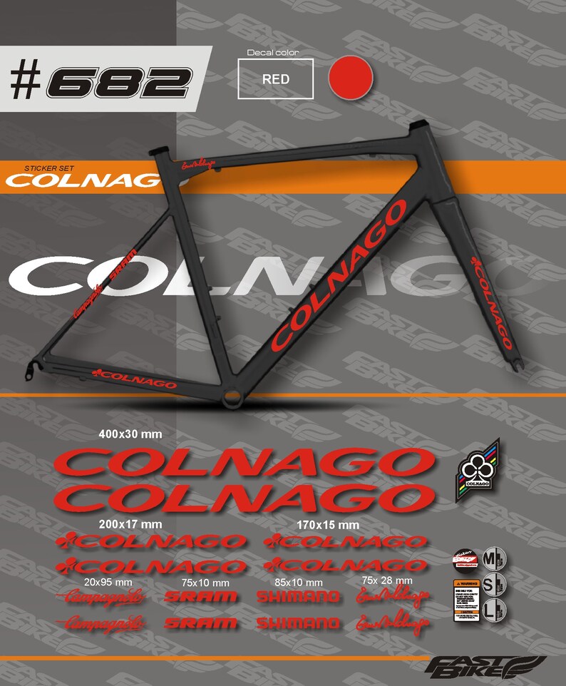 colnago super decals