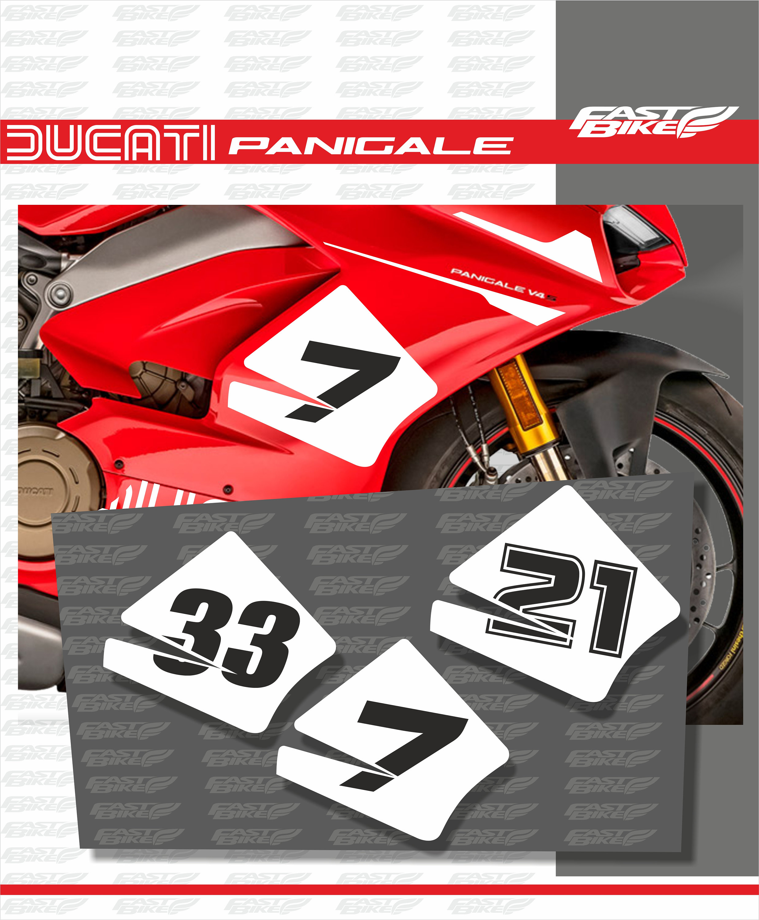 Ducati Motorcycle Decal.ducati Stickers Etsy