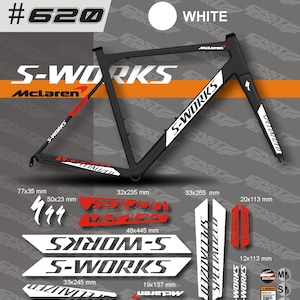 Cycling gifts, S works specialized. Gifts for bike specialized stickers set of 19 decals.